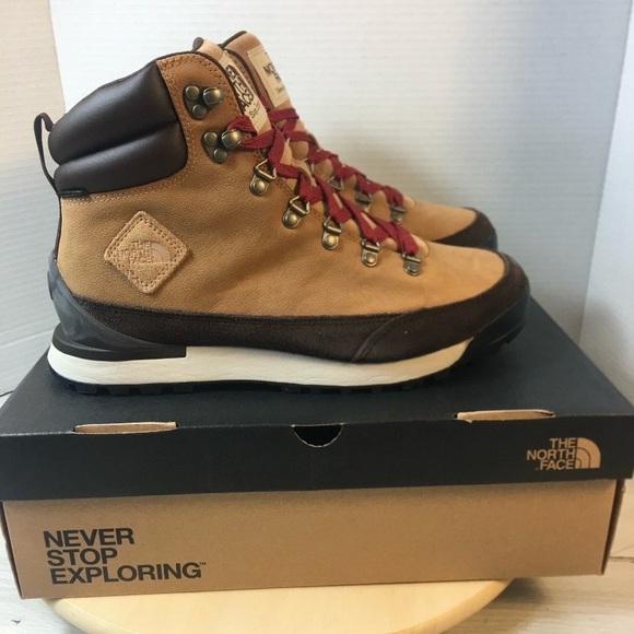 New The North Face Mens 8.5 Back To Berkeley IV WP Hiking Boots Brown NEW! main image 8